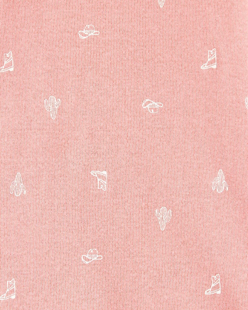 slide 5 of 6, Carter's Carters Baby Girl 5-Pack Cowgirl Print Cotton Multipack Bodysuits - White/Blue/Pink Multi 18M, 1 ct