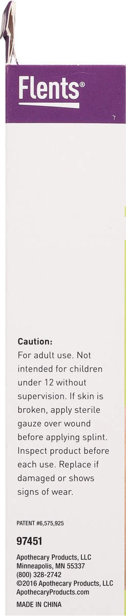 slide 3 of 9, Flents Insty Splint Two Sided Finger Splints M/L Combo 2 ea, 2 ct