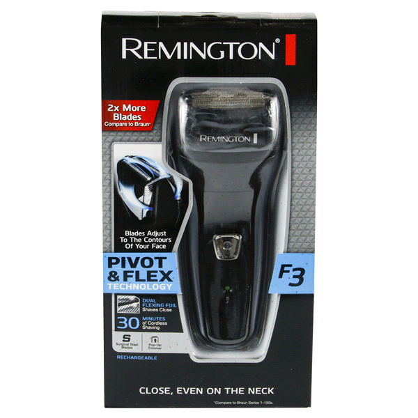 slide 1 of 1, Remington F3 Pivot Flex Technology Razor, 1 ct