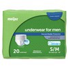 slide 10 of 17, Meijer Underwear for Men, Maximum Absorbency, Small/Medium, 20 ct