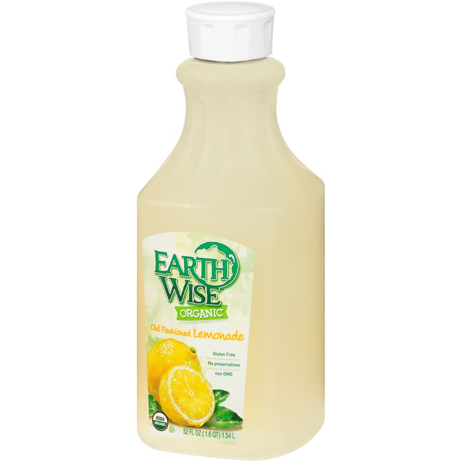 slide 3 of 8, Earth Wise Organic Old Fashioned Lemonade, 52 oz