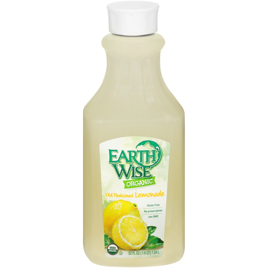slide 1 of 8, Earth Wise Organic Old Fashioned Lemonade, 52 oz