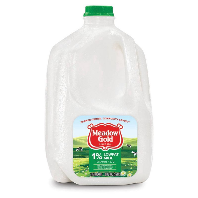 slide 1 of 1, Meadow Gold 1% Milk - 1gal, 1 gal