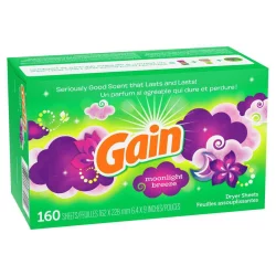 Gain Moonlight Breeze Fabric Softener Dryer Sheets