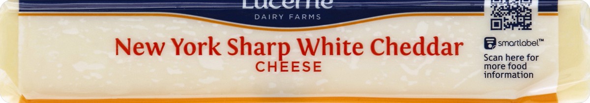 slide 3 of 6, Lucerne Dairy Farms Lucerne Cheese Chunk Cheddar White New York Sharp - 8 Oz, 8 oz