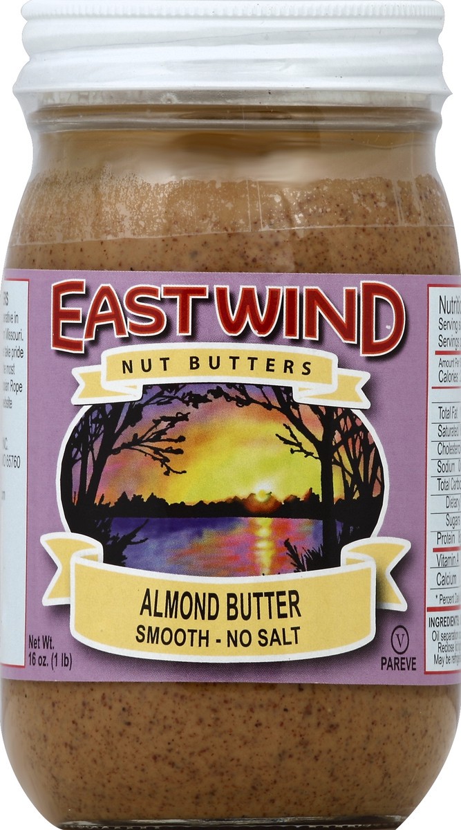 slide 1 of 2, East Wind Almond Butter 16 oz, 16 oz