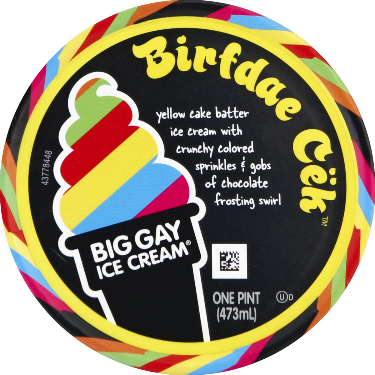 slide 2 of 3, Big Gay Ice Cream Birdae Cek, 16 oz