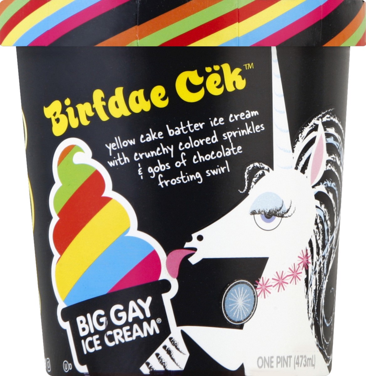 slide 3 of 3, Big Gay Ice Cream Birdae Cek, 16 oz