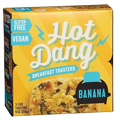 slide 1 of 1, Hot Dang Breakfast Toasters - Banana, 9 oz