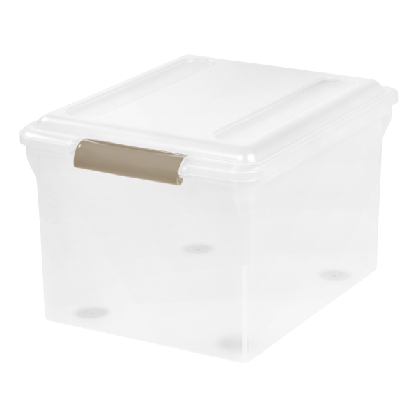 slide 1 of 5, Iris Store And Slide File Box, Letter/Legal Size, 17-1/2'' X 13-3/4'' X 11-1/4'', Clear, 1 ct