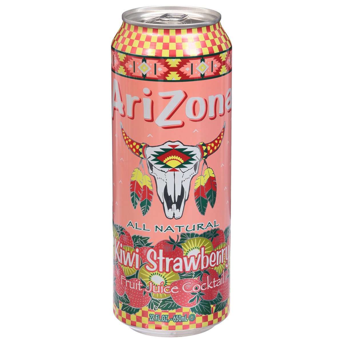 slide 1 of 9, AriZona Arizona Strawberry Kiwi - 22 fl oz, 22 fl oz