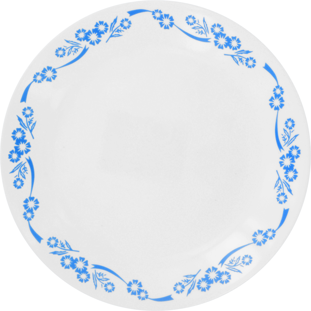 slide 1 of 1, Corelle Corn Flower Lunch Plate, 8.5 in