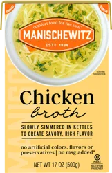 Manischewitz Chicken Broth 17 oz