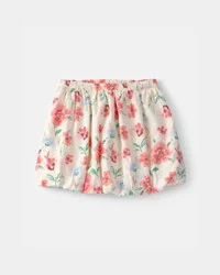 Carters Girls Floral Skirt - Cream Cream 5