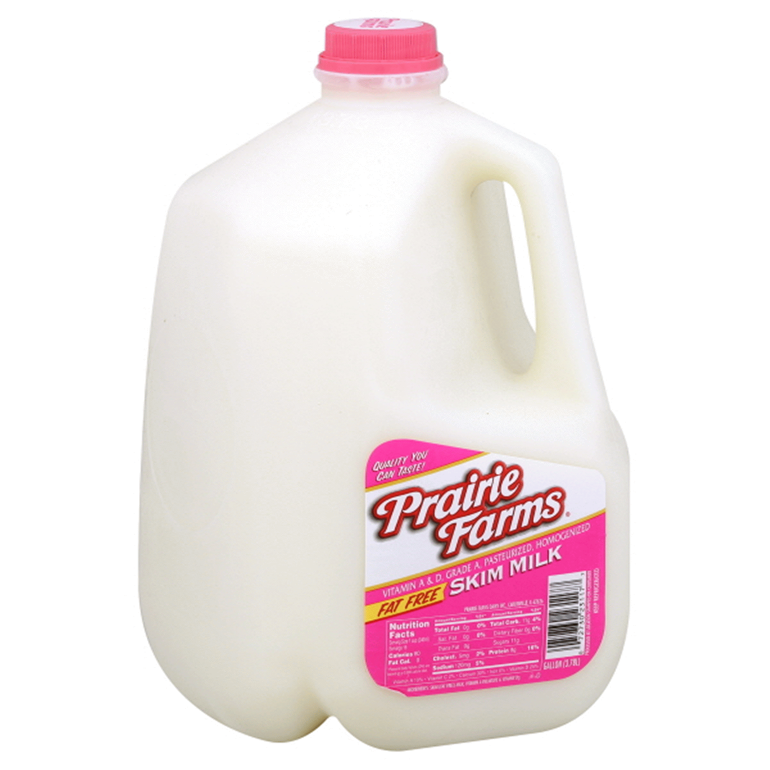 slide 1 of 1, Prairie Farms Fat Free Milk 1 gl Jug, 1 gal