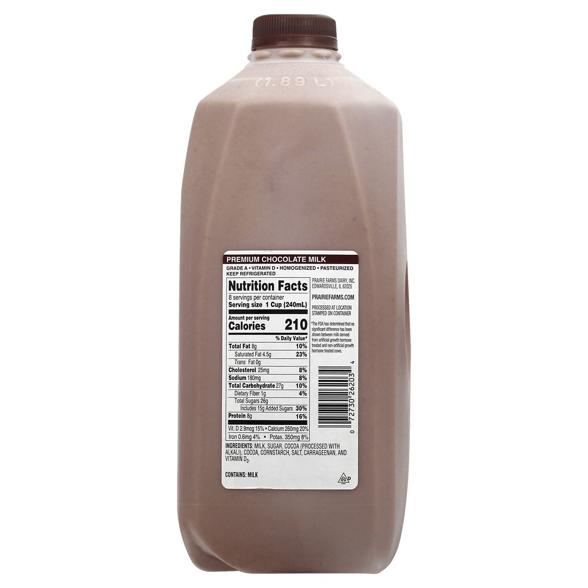 slide 2 of 2, Prairie Farms Premium Flavored Chocolate Milk, 1/2 gal