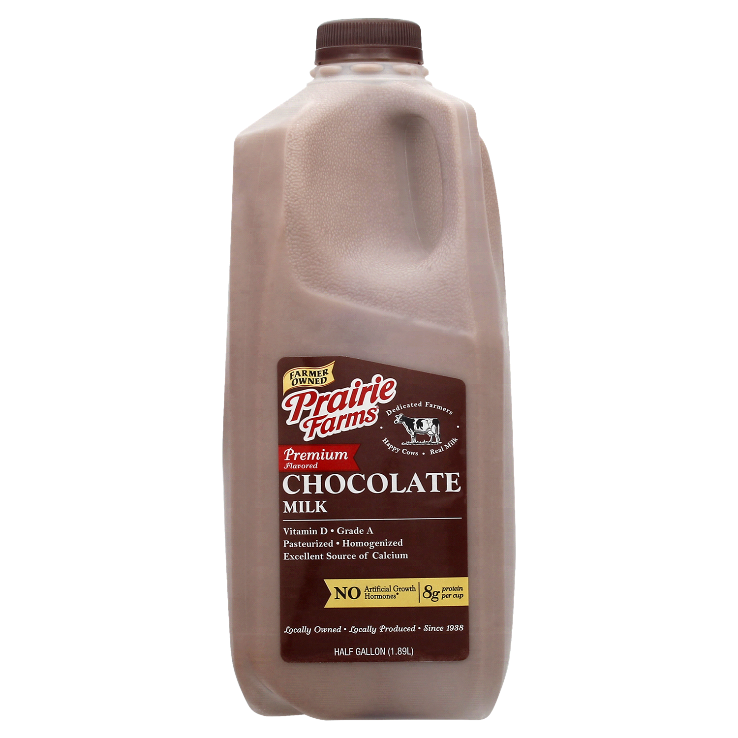 slide 1 of 2, Prairie Farms Premium Flavored Chocolate Milk, 1/2 gal