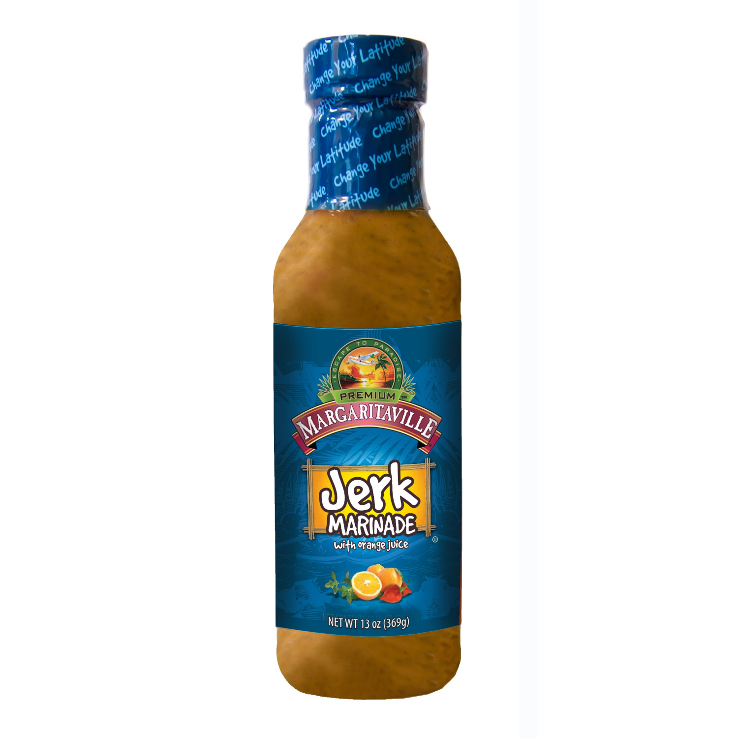slide 1 of 2, Margaritaville Brewing Co. Jerk Marinade - With Habanero Peppers & Orange Juice, 16 oz