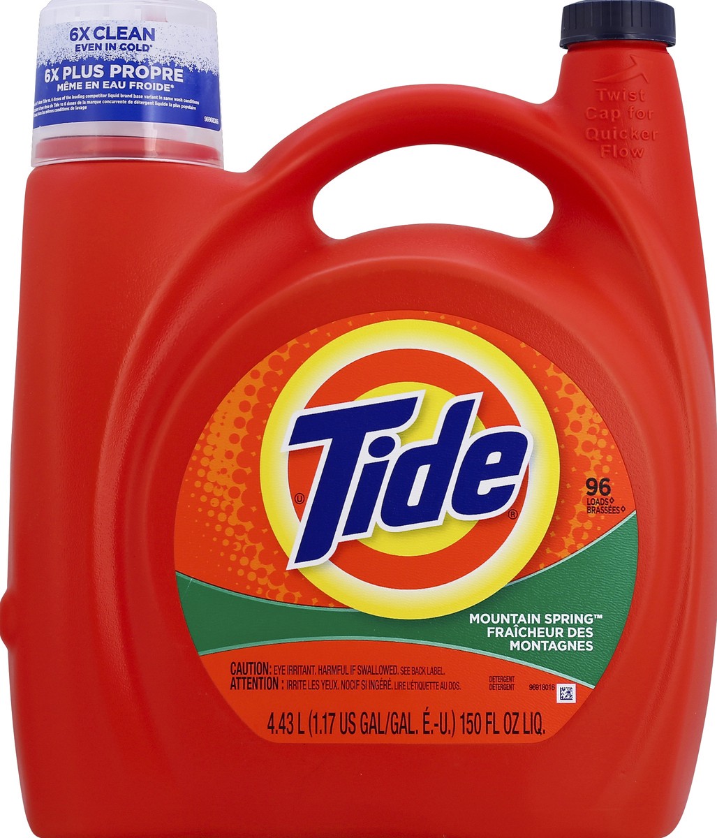 slide 1 of 3, Tide Detergent 150 oz, 150 oz