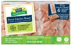Perdue Harvestland Diced Chicken Breasts - Frozen - 2lbs