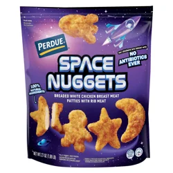 PERDUE FUN SHAPED No Antibiotics Ever Chicken Breast Sea Creature Nuggets, 27 oz. Bag
