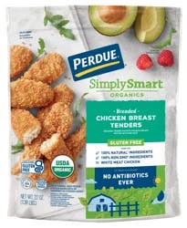 PERDUE SIMPLY SMART ORGANICS Gluten Free Breaded Chicken Breast Tenders, 22 oz