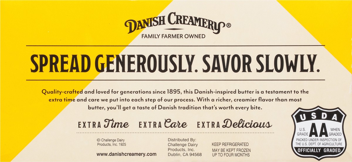 slide 5 of 9, Danish Creamery Valley Fresh Butter, 