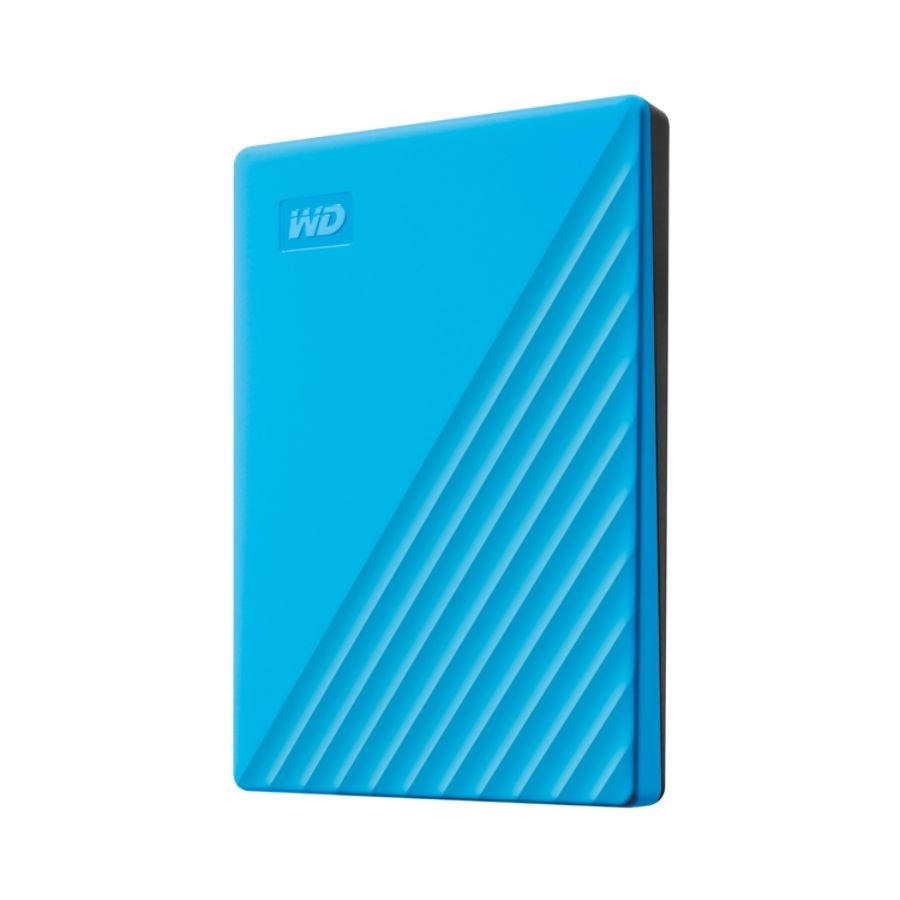 slide 4 of 4, Western Digital My Passport Portable External Hard Drive, 2Tb, Wdbyvg0020Bbl-Wesn, Blue, 1 ct