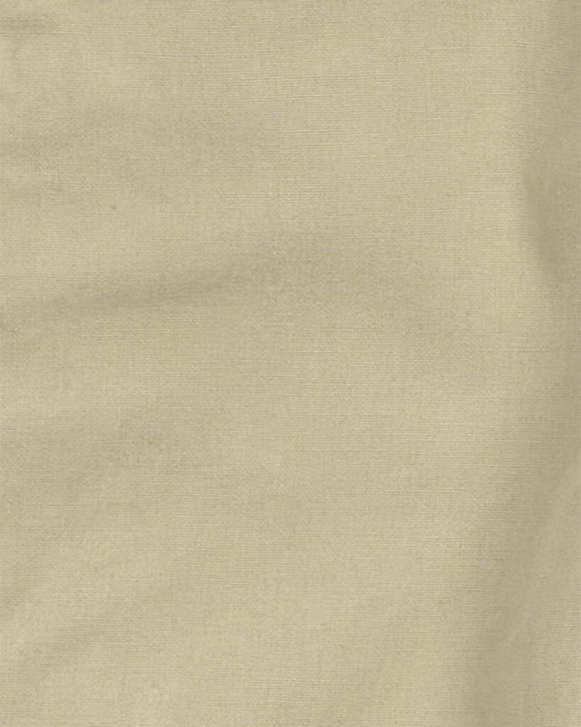 slide 3 of 3, Oshkosh Toddler Classic Plaid-Lined Canvas Overalls Khaki 3T, 1 ct