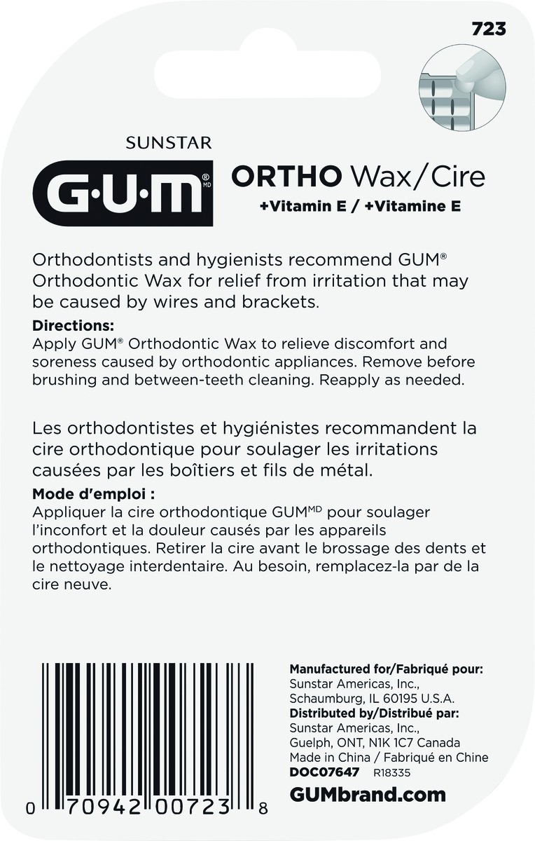 slide 3 of 5, G-U-M G.U.M. Orthodontic Wax, 1 ct