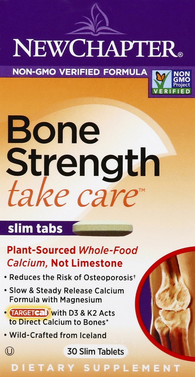 slide 5 of 6, New Chapter Bone Strength Take Care Dietary Supplement, 30 ct