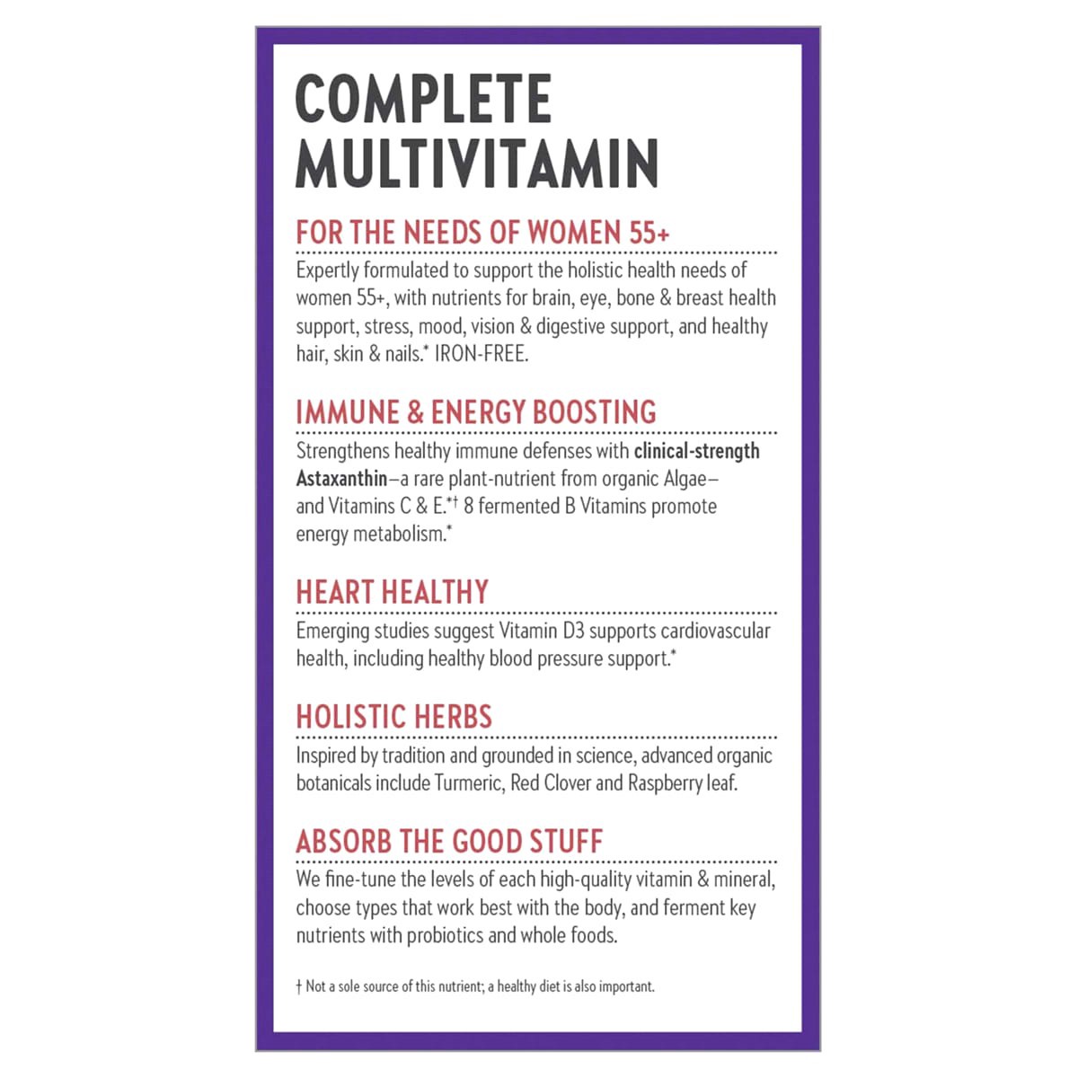 slide 3 of 3, New Chapter Every Woman's One Daily 55+ Multivitamin, 24 ct