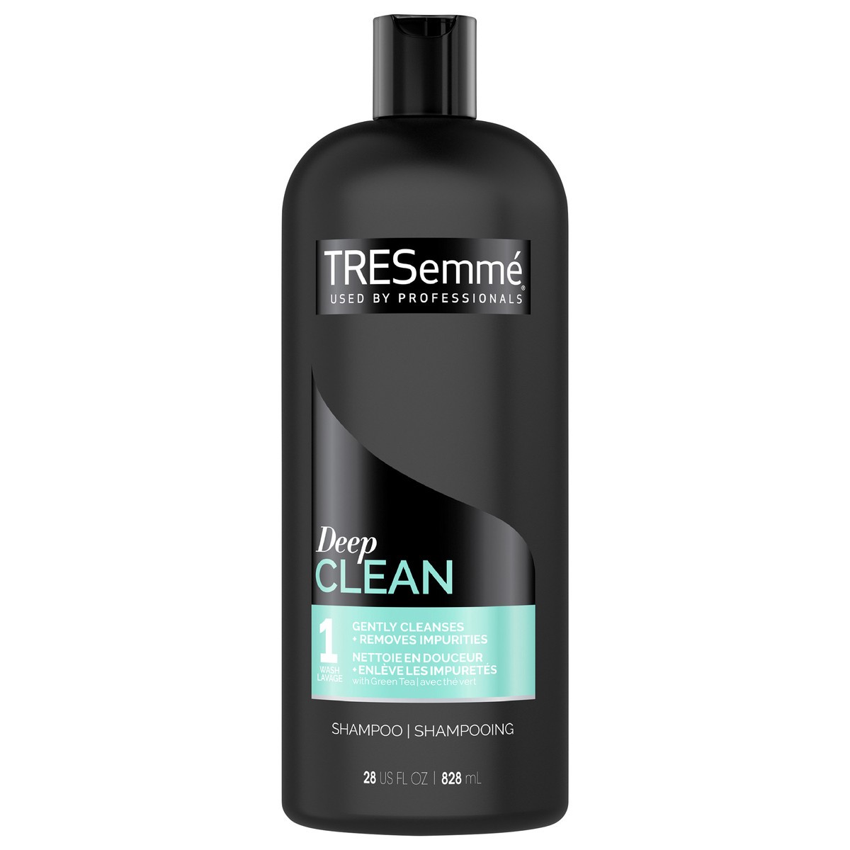 slide 1 of 3, TRESemmé Tresemme Deep Clean Impurity and Build-Up Removing Shampoo, 28 fl oz