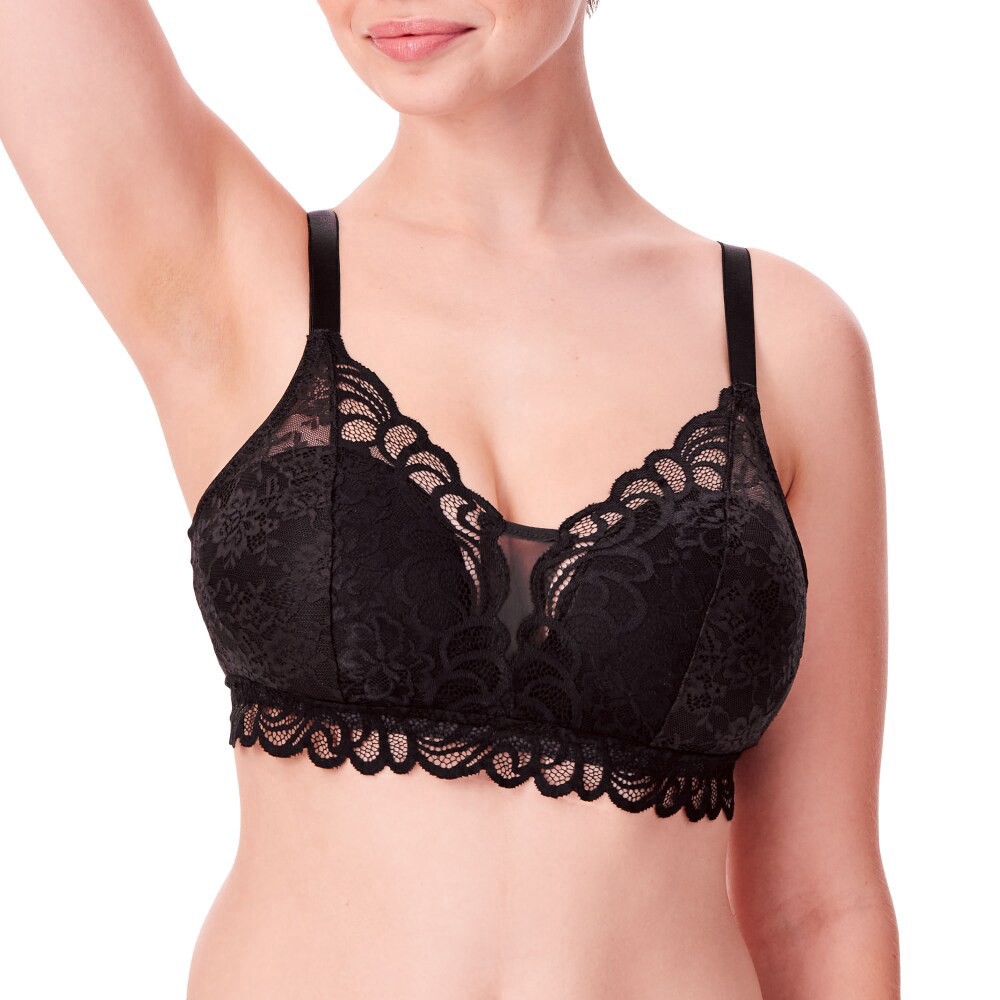 slide 2 of 3, Bali Lace Desire Wire-Free Bra, LG