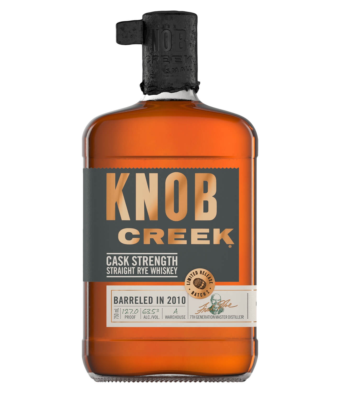 slide 1 of 1, Knob Creek Rye Cask Strength Whiskey, 750 ml
