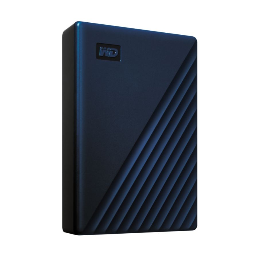 slide 5 of 10, Western Digital My Passport External Portable Hard Drive For Mac, 4Tb, Wdba2F0040Bbl-Wesn, Blue, 1 ct