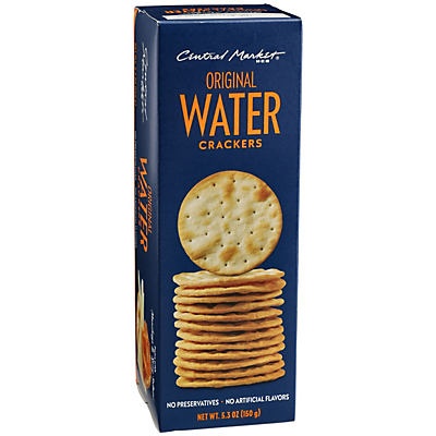 slide 1 of 1, Central Market Original Water Crackers, 5.3 oz