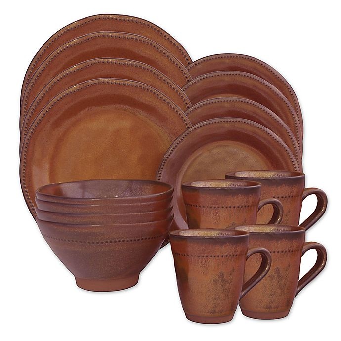 slide 2 of 2, Sango Cyprus Dinnerware Set - Sienna, 16 ct