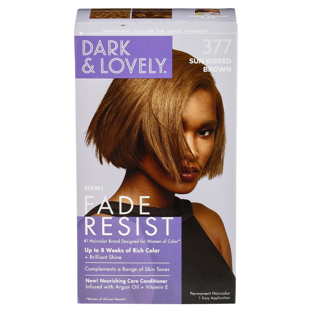 slide 1 of 2, Dark & Lovely Soft Sheen Permanent Hair Color, Sun Kissed Brown, 1 kit