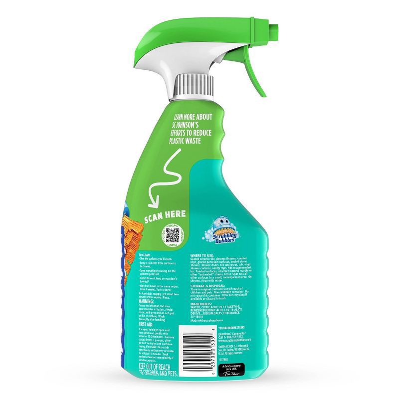 slide 7 of 12, Scrubbing Bubbles Easy Clean Multi-purpose Foam Bathroom Cleaner, Trigger Spray, 32 fl. oz., 32 fl oz