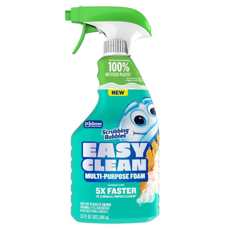 slide 3 of 12, Scrubbing Bubbles Easy Clean Multi-purpose Foam Bathroom Cleaner, Trigger Spray, 32 fl. oz., 32 fl oz