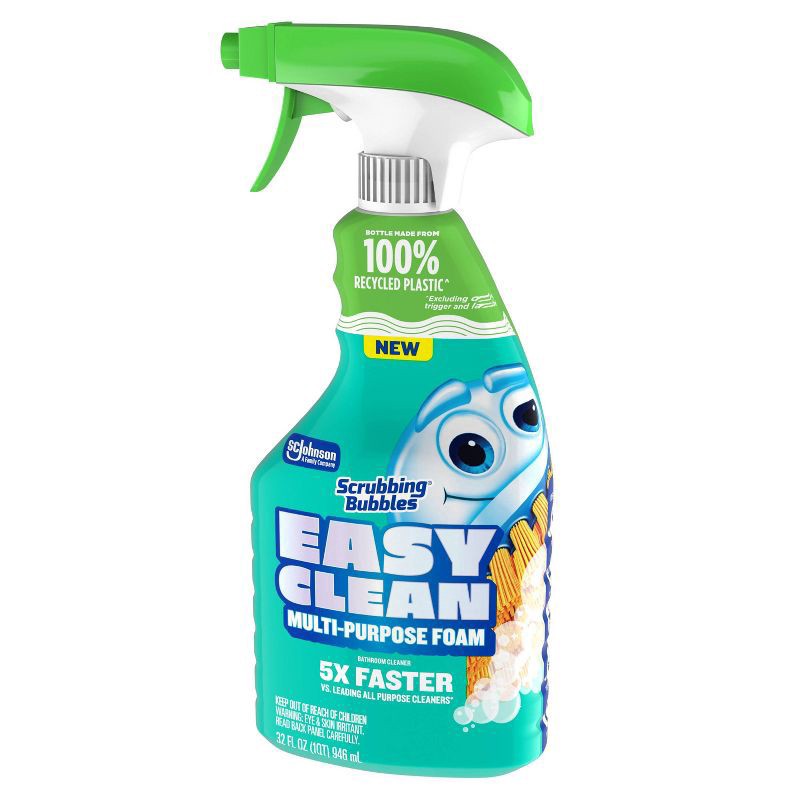 slide 8 of 12, Scrubbing Bubbles Easy Clean Multi-purpose Foam Bathroom Cleaner, Trigger Spray, 32 fl. oz., 32 fl oz