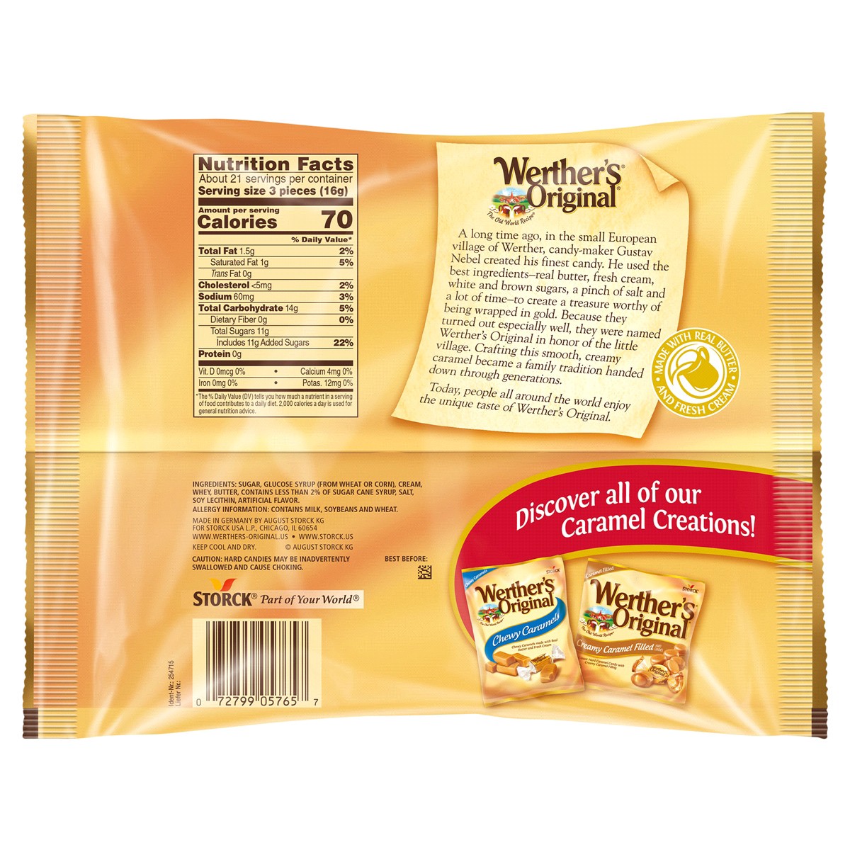 slide 2 of 17, Werther's Original Werthers Original Hard Caramel Candy, 12 Oz, 12 oz