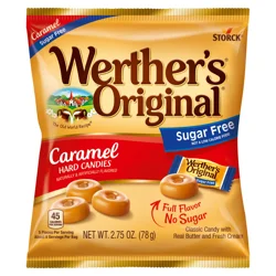 Werther's Original Hard Sugar Free Caramel Candy, 2.75 Oz