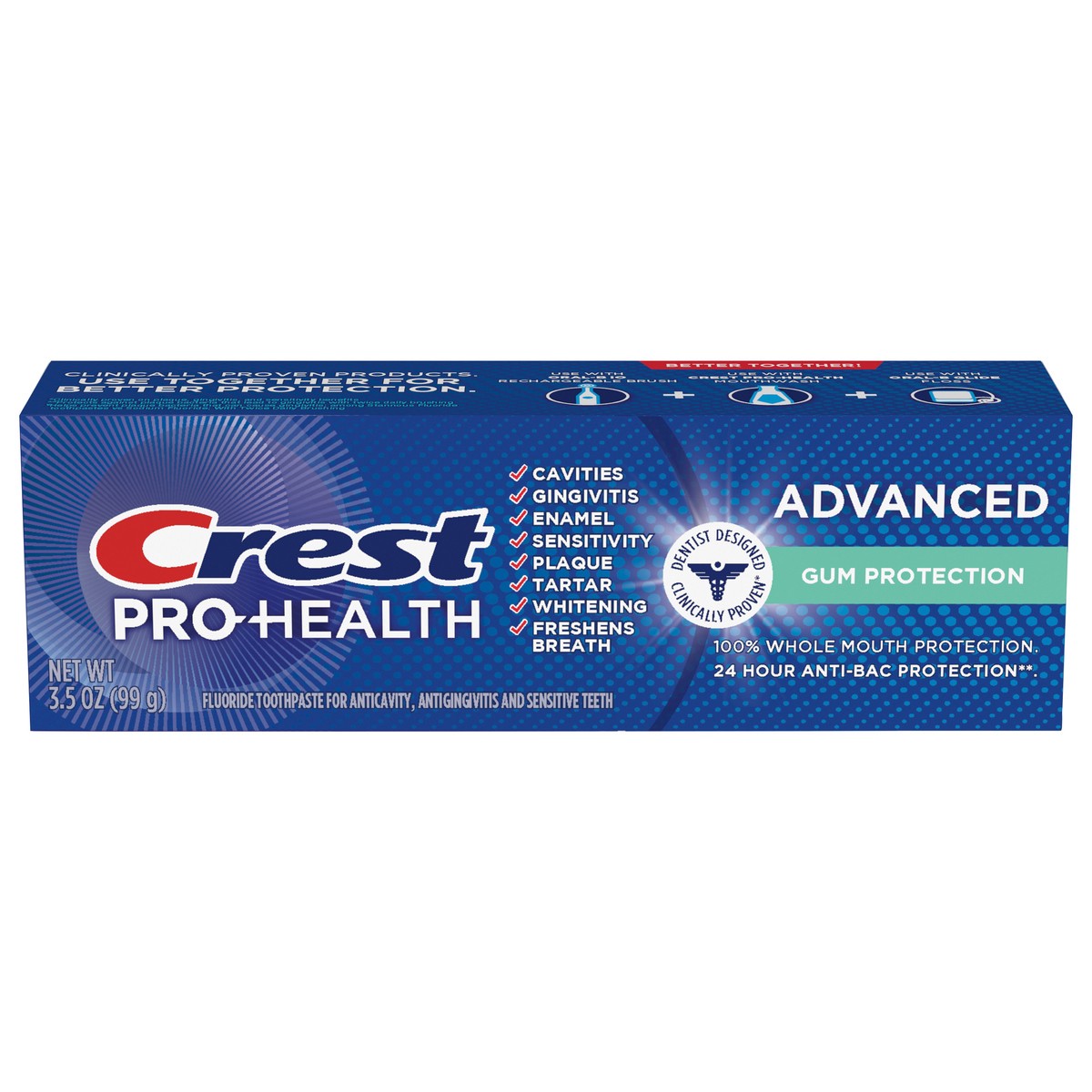 slide 1 of 3, Crest Pro-Health Advanced Gum Protection Toothpaste (3.5oz), 3.5 oz