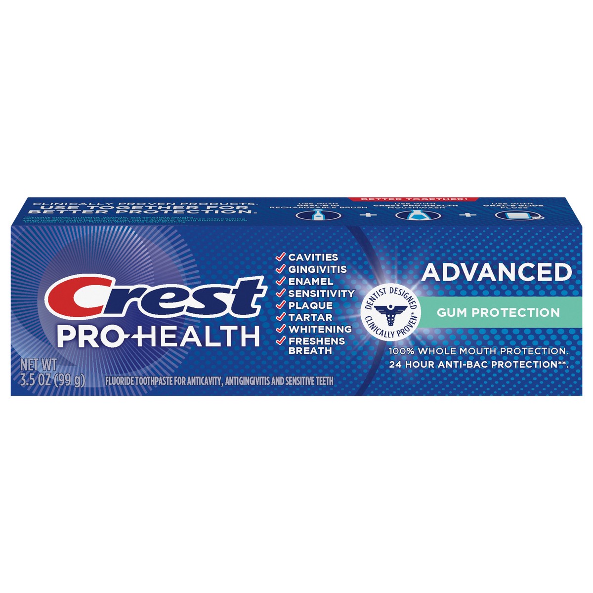 slide 1 of 3, Crest Pro-Health Advanced Gum Protection Toothpaste (3.5oz), 3.5 oz