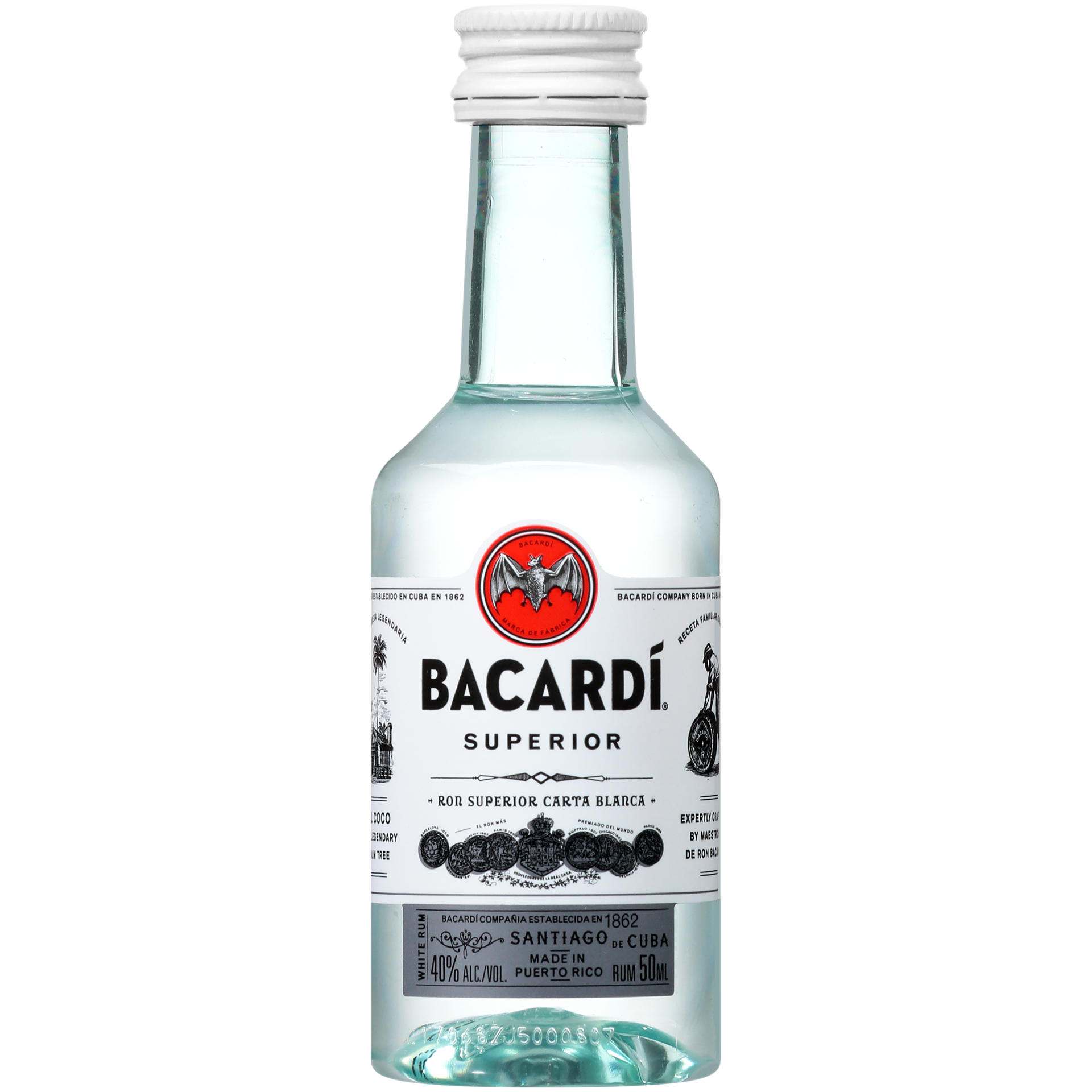 slide 2 of 5, Bacardi Rum 50 ml, 50 ml