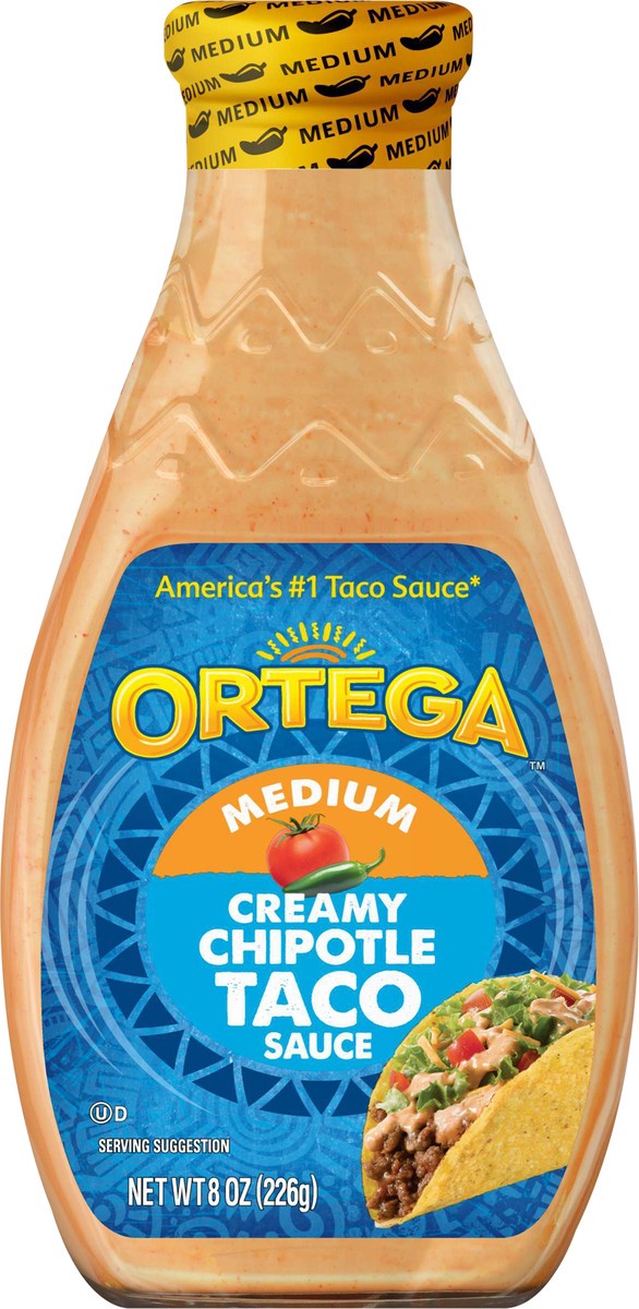 slide 6 of 7, Ortega Medium Creamy Chipotle Taco Sauce 8 oz, 8 oz