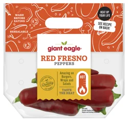 Giant Eagle Peppers, Red Fresno