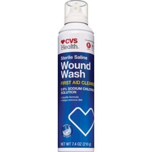 slide 1 of 1, CVS Health Sterile Saline Wound Wash, 7.1 fl oz